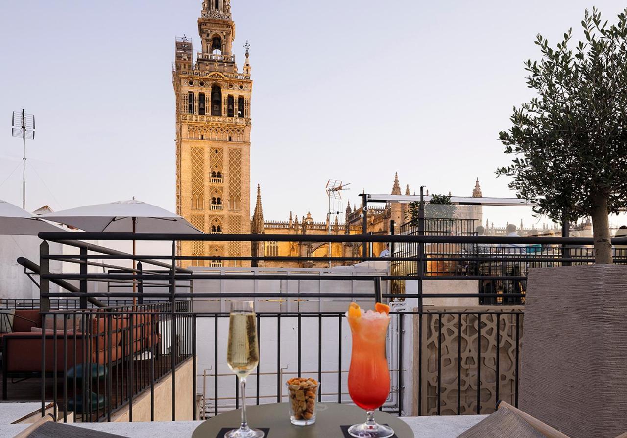 Eme Catedral Mercer Hotel Sevilla Kültér fotó Rooftop bar